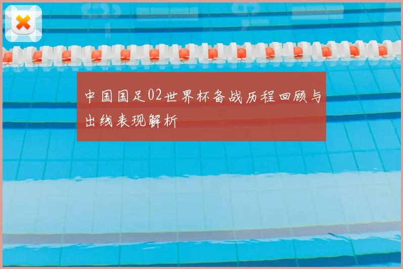 中国国足02世界杯备战历程回顾与出线表现解析