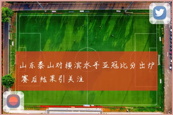 山东泰山对横滨水手亚冠比分出炉 赛后结果引关注